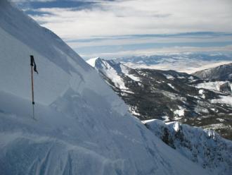 Avalanche on Lone Peak