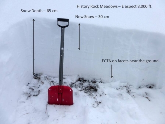 History Rock Snowpack - 12/14/14