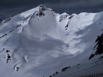 Slab Avalanche  - Meridian Peak near Cooke City